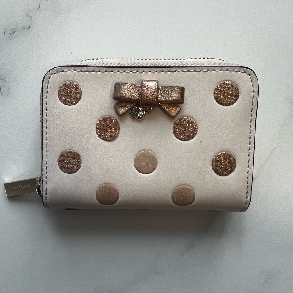 Kate Spade Wrapping Party small zip card case